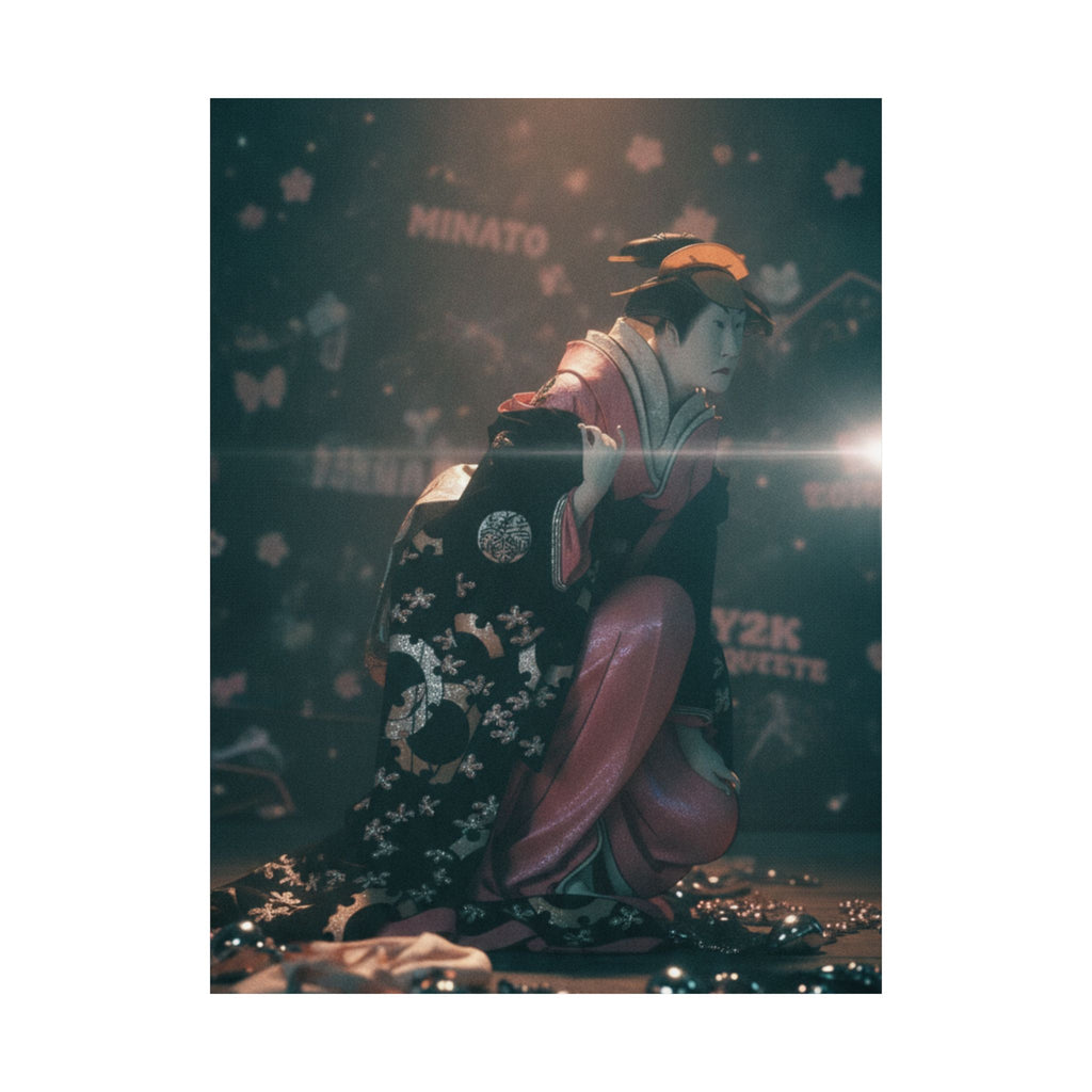 Cinematic — Actor Nakamura Kumetaro Ii As Minato, The Wife Of Yura Hyogonosuke — Matte Poster