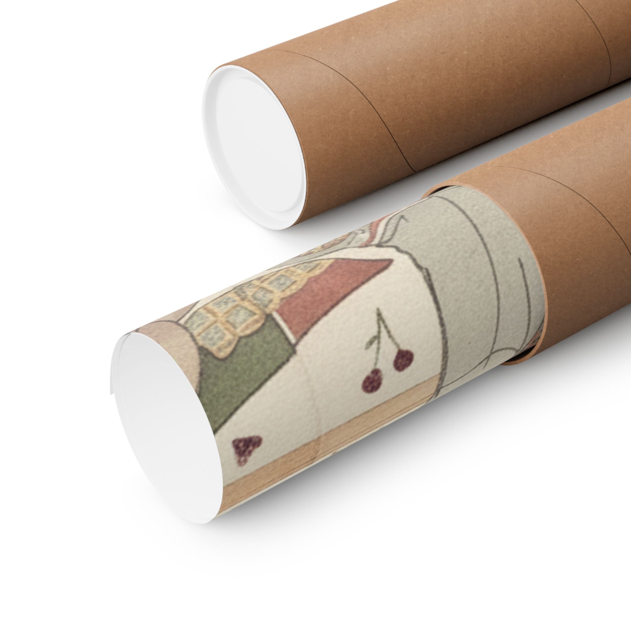 Botanical — Interior Of The House Called Ōgiya — Matte Poster