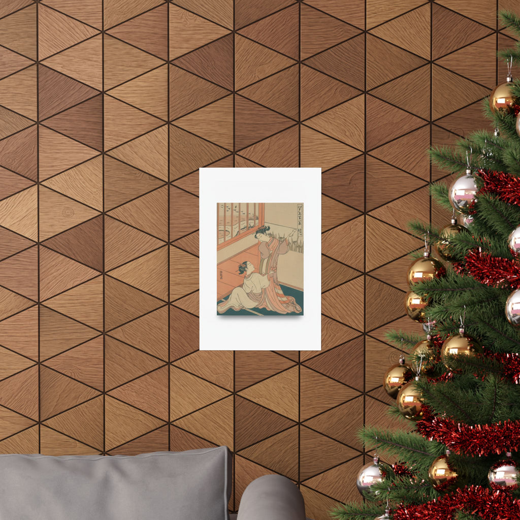 Ecommerce Main — The Flying Down Of Wild Geese At Yoshiwara — Matte Poster