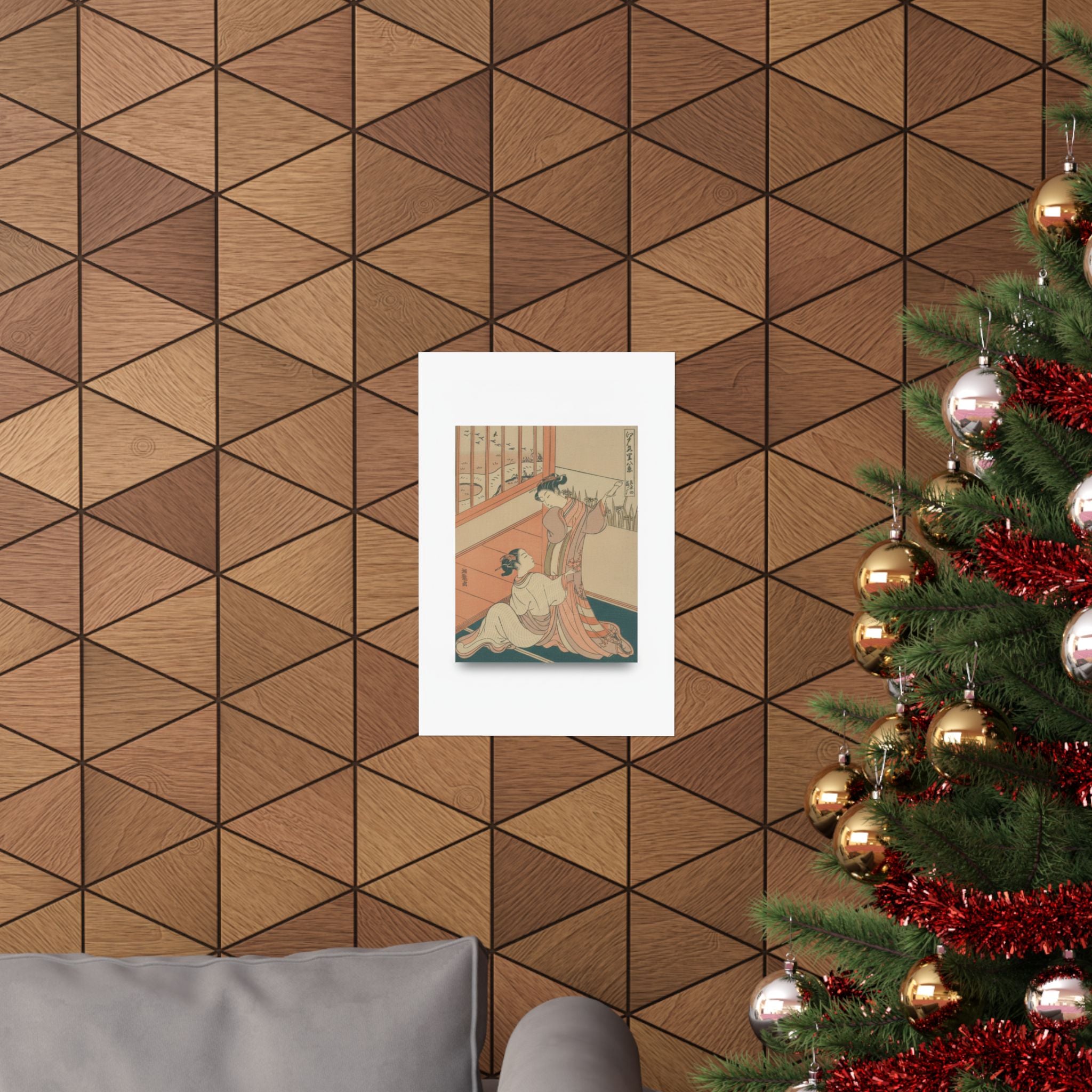 Ecommerce Main — The Flying Down Of Wild Geese At Yoshiwara — Matte Poster