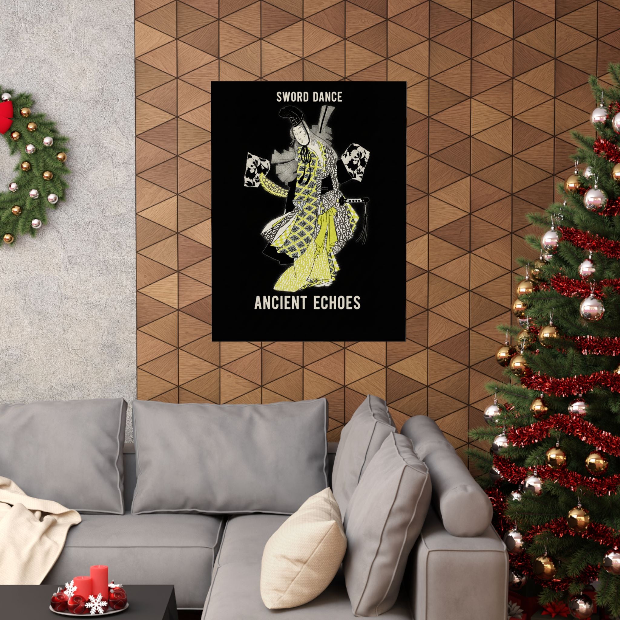 Streetwear Collage — Dancing Girl Wearing A Sword — Matte Poster