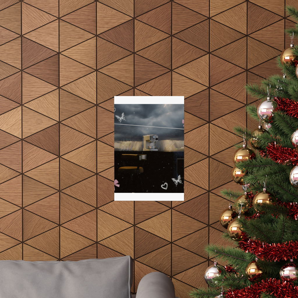 Dramatic Storm — Kitchen — Matte Poster