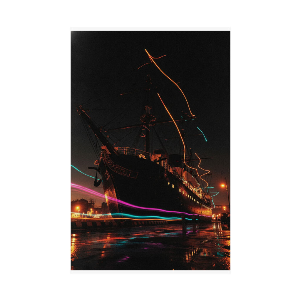 Fast Furious — Yokohama Trade: Picture Of Westerners Shipping Cargo — Matte Poster