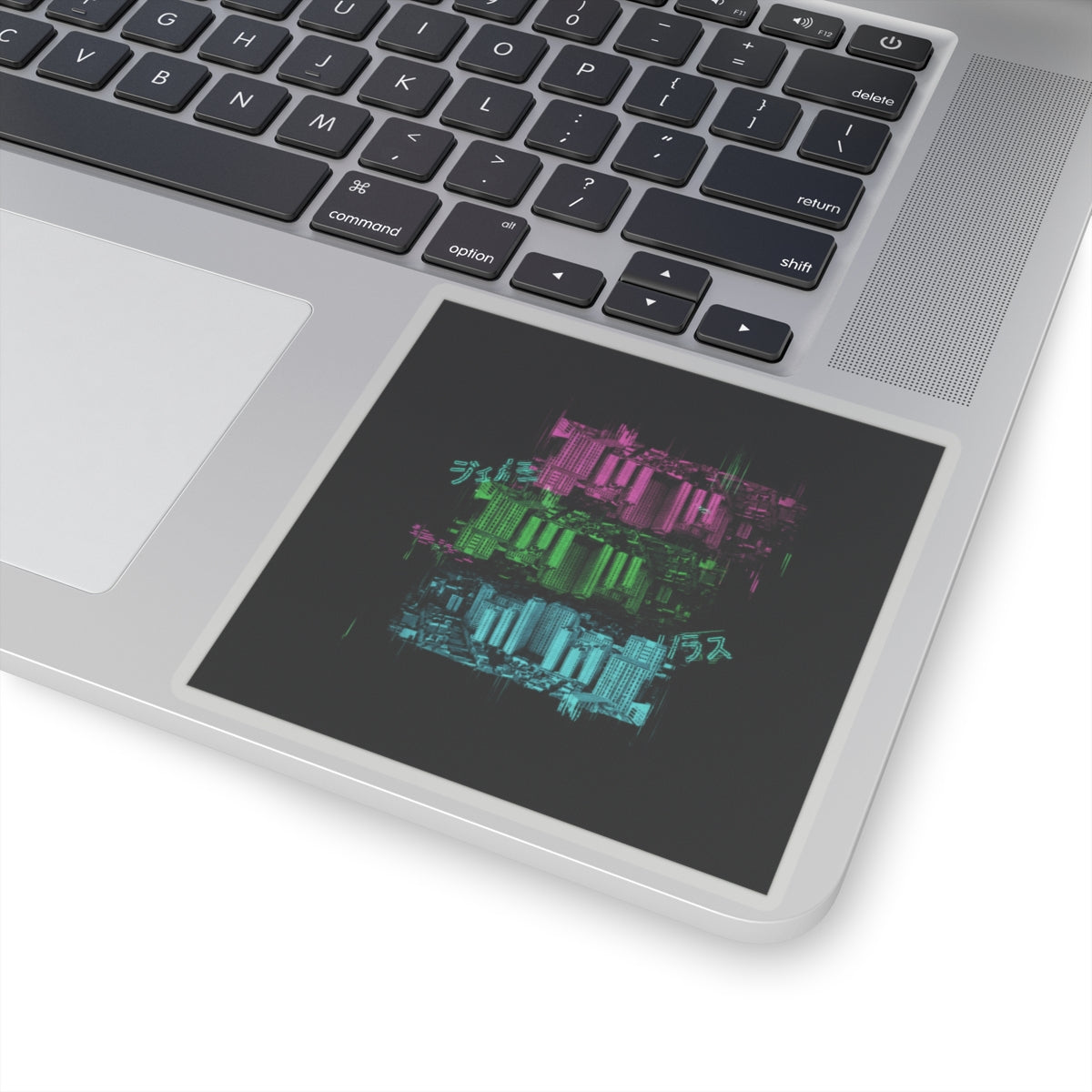 Glitch Culture — Cityscape — Kiss-Cut Sticker