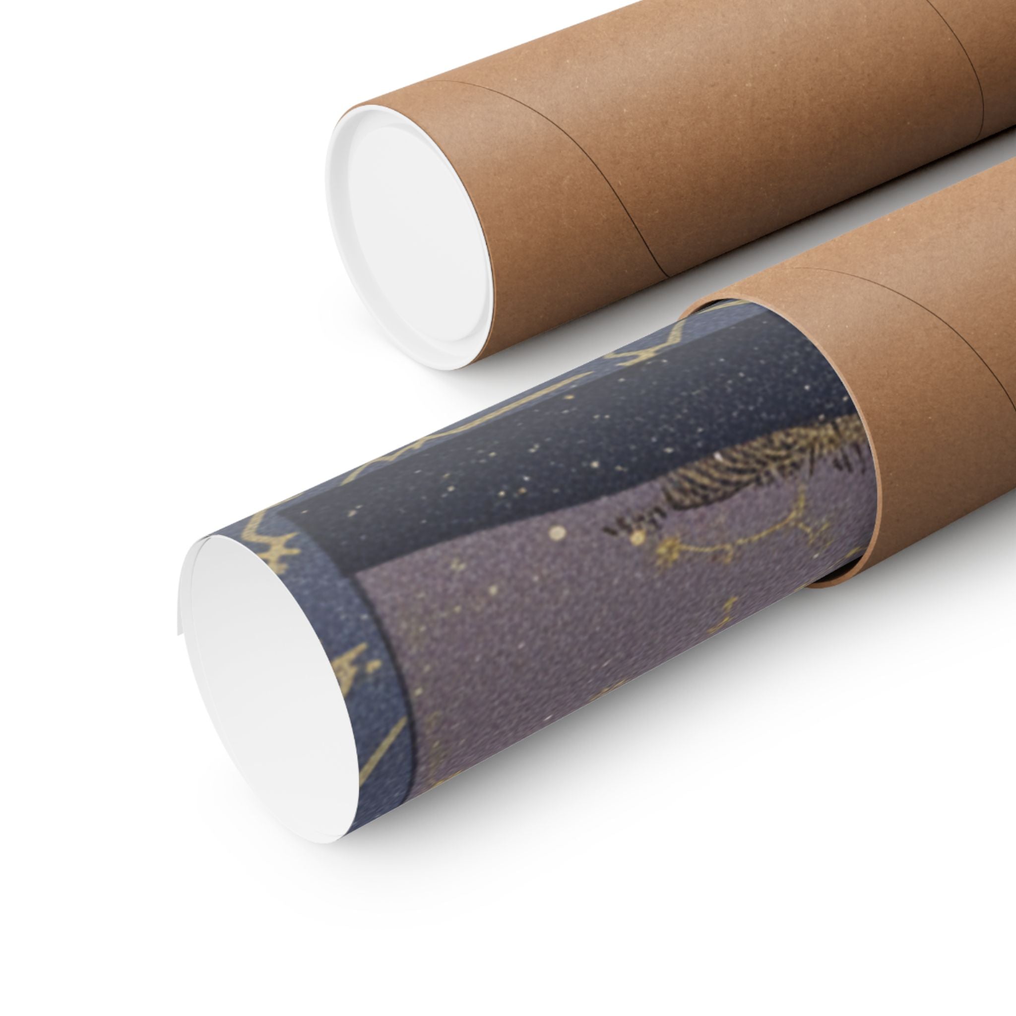 Celestial — Surimono In Shape Of Small Twofold Screen — Matte Poster