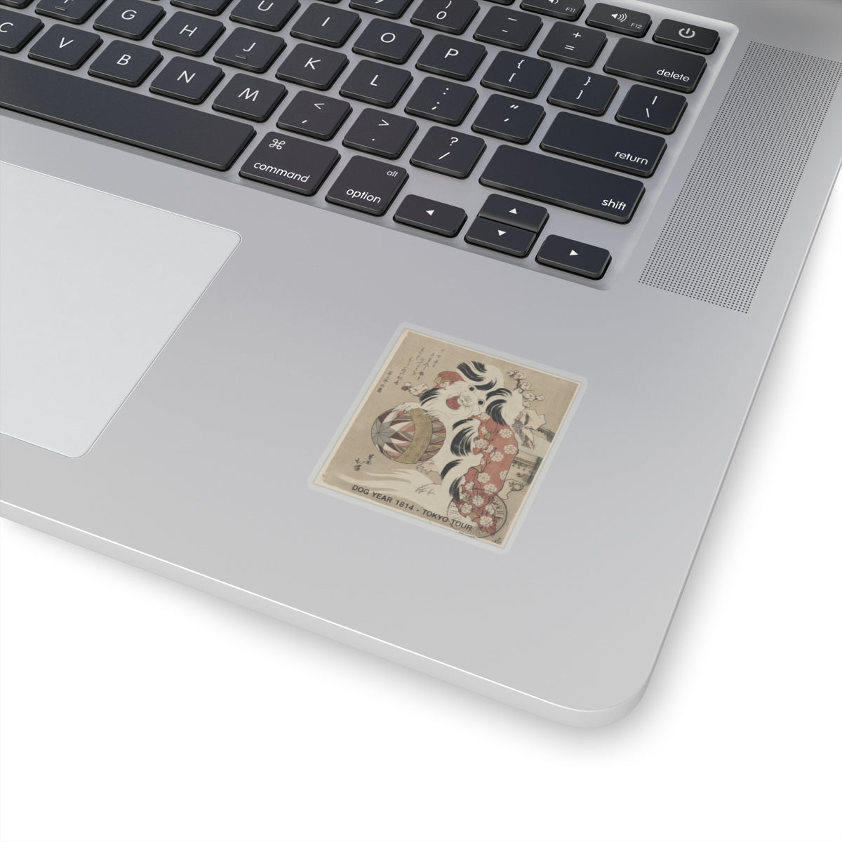 Vintage Bootleg — Surimono Calendar For The Dog Year, 1814 — Kiss-Cut Sticker