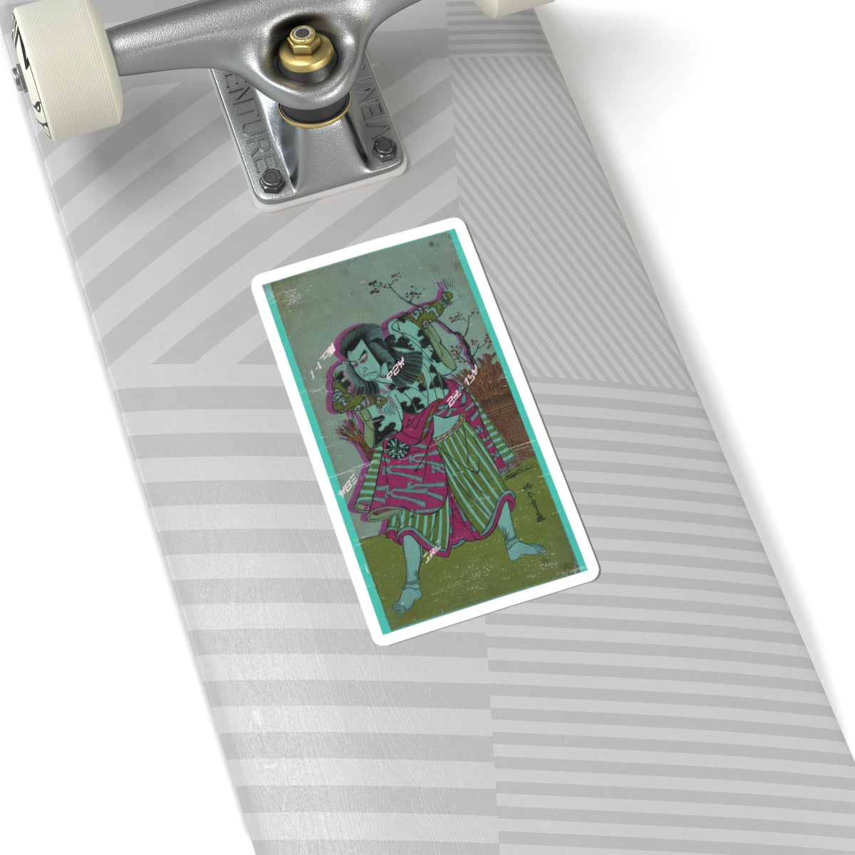 Glitch Culture — The First Nakamura Nakazo As An Unarmed Man Standing In A Dramatic Pose — Kiss-Cut Sticker