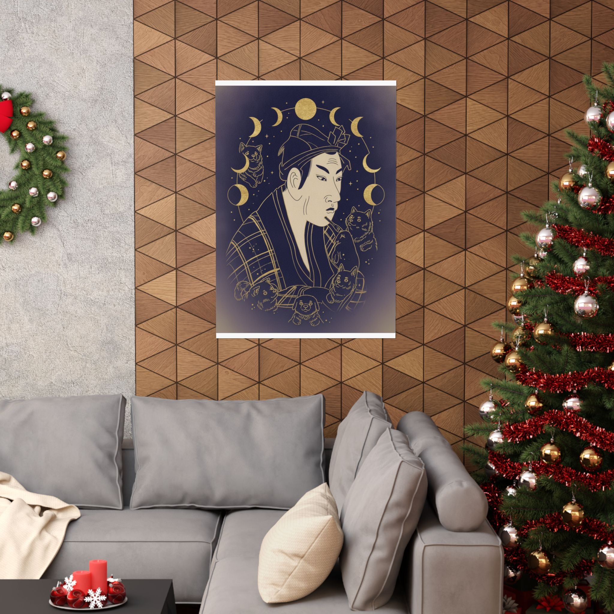 Celestial — The Actor Matsumoto Koshiro As Banzuin Chobei — Matte Poster