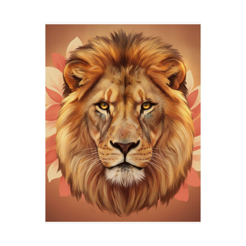 Southern Sunset — Lion — Matte Poster