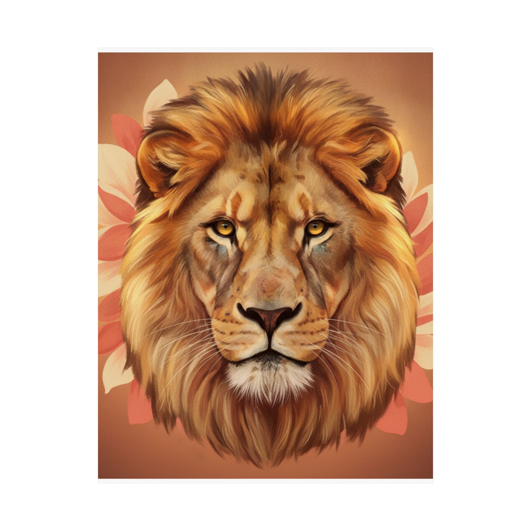 Southern Sunset — Lion — Matte Poster