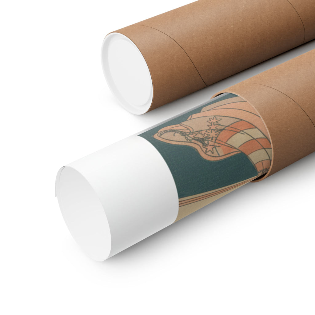 Ecommerce Main — The Flying Down Of Wild Geese At Yoshiwara — Matte Poster