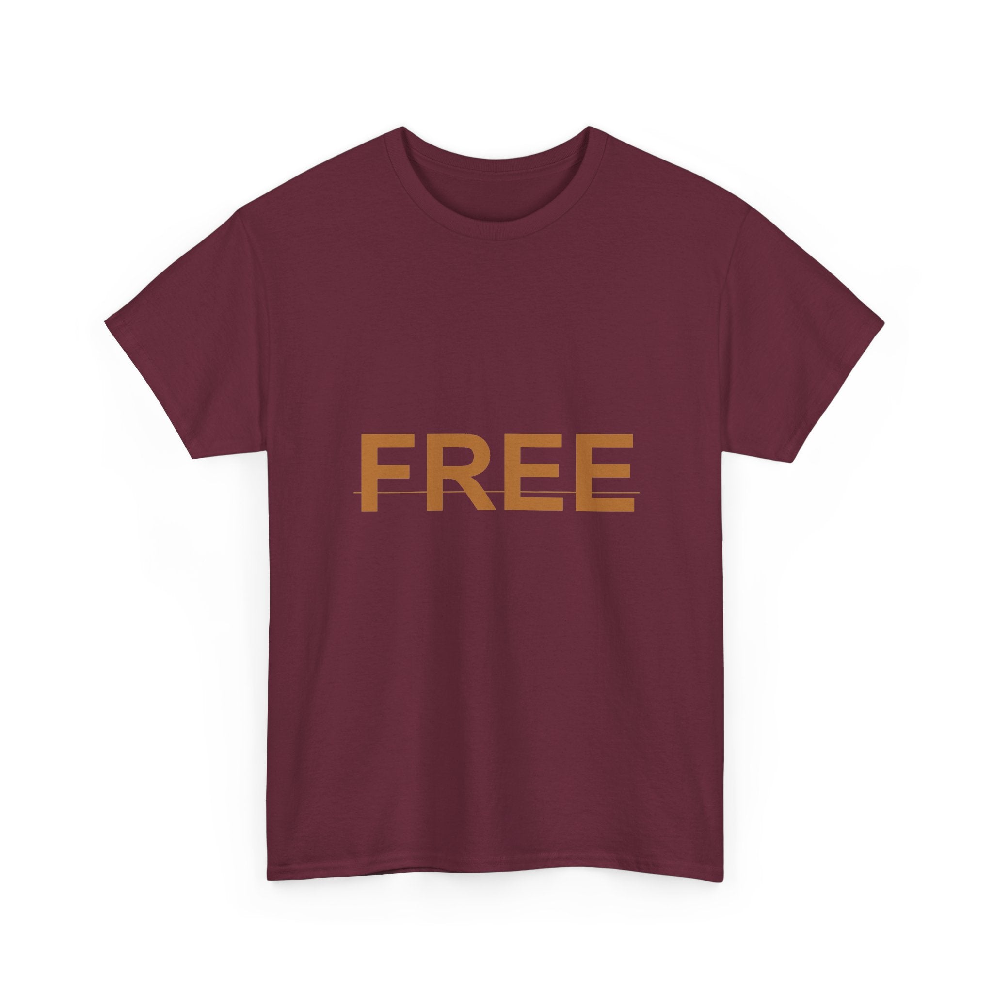 FREE Minimal Rust Serif Typography Graphic Tee