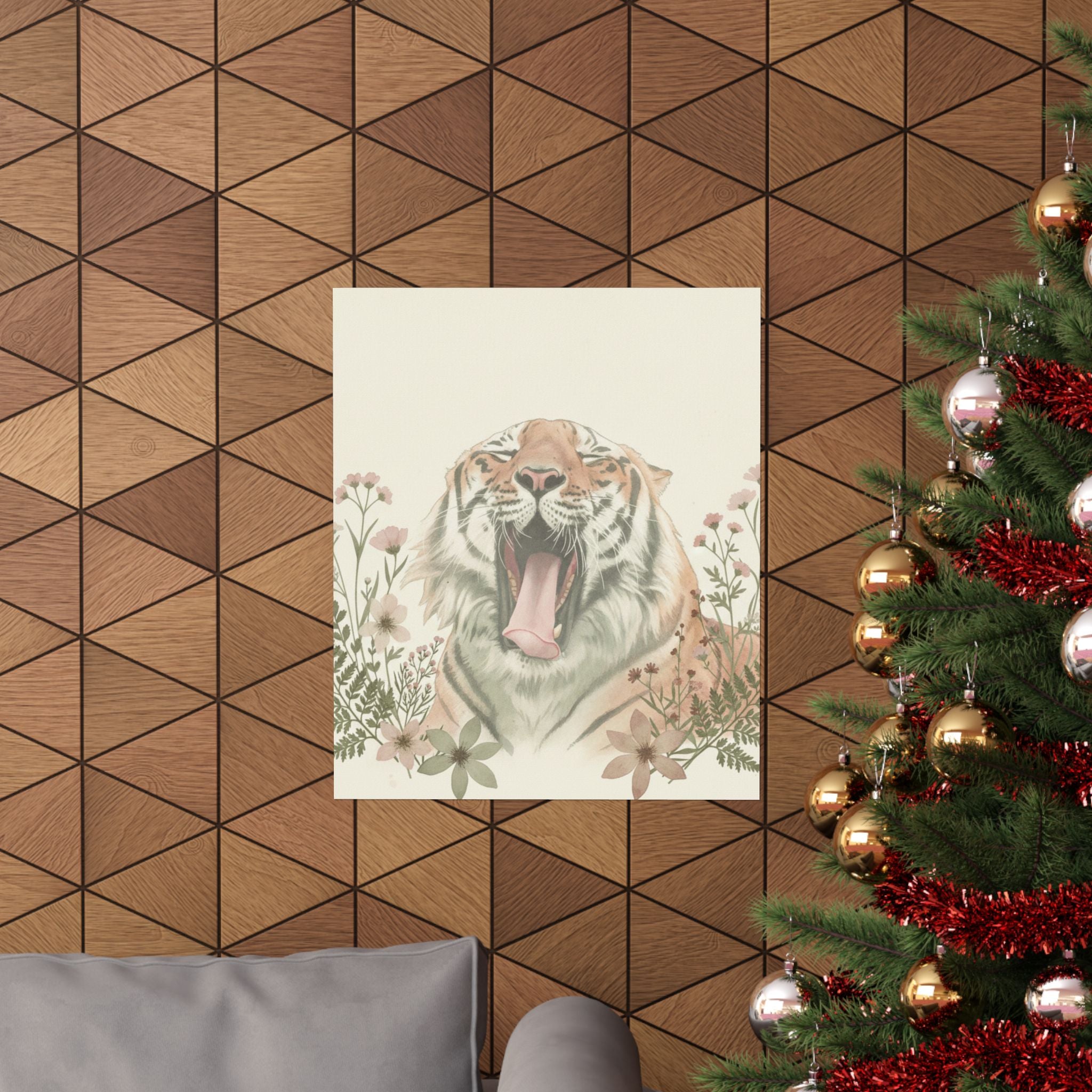 Botanical — Tiger — Matte Poster
