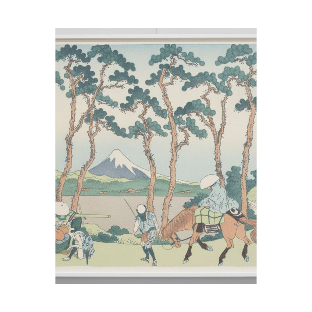 Watercolor — Hodogaya On The Tōkaidō (Tōkaidō Hodogaya), From The Series Thirty-Six Views Of  — Matte Poster