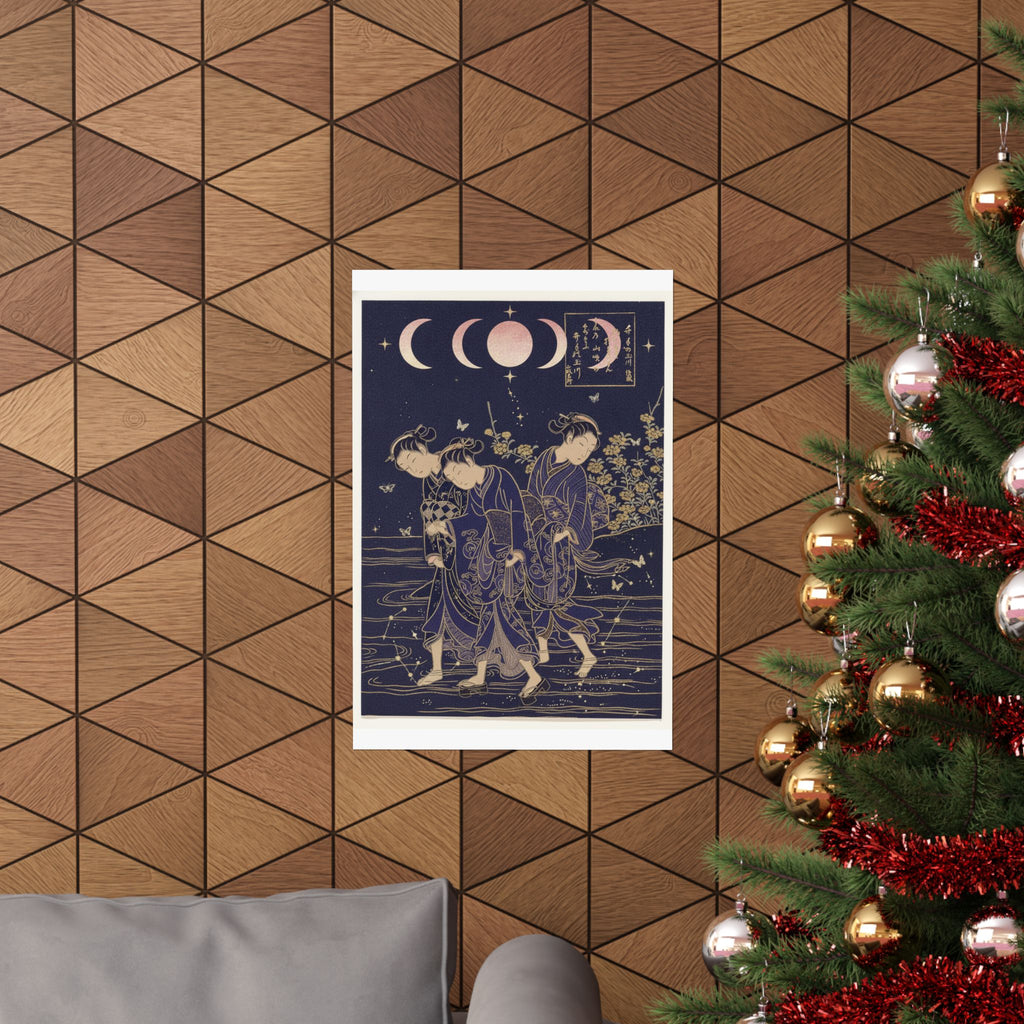 Celestial — The Tama River At Ide, Yamashiro Province — Matte Poster