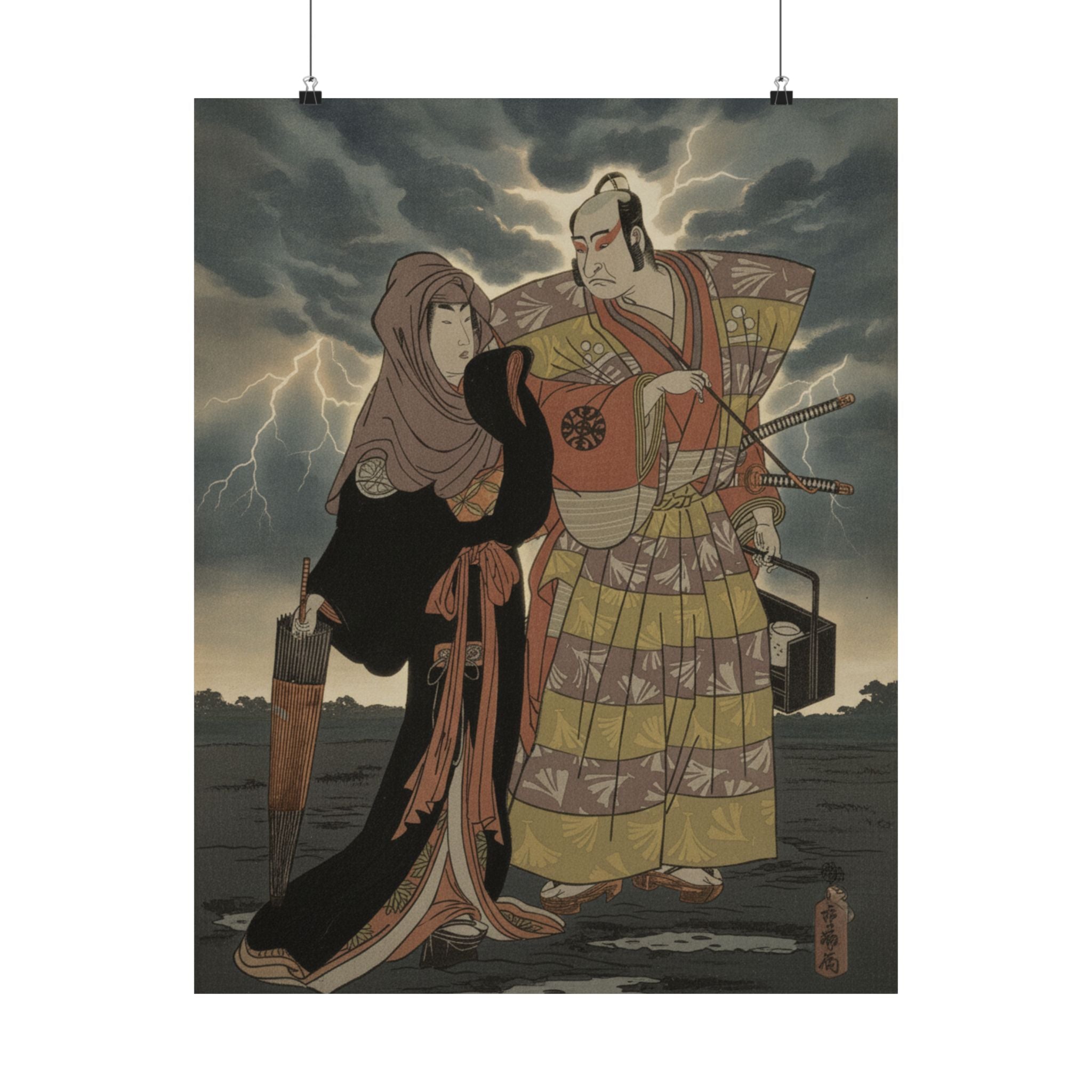 Dramatic Storm — Scene From A Drama — Matte Poster