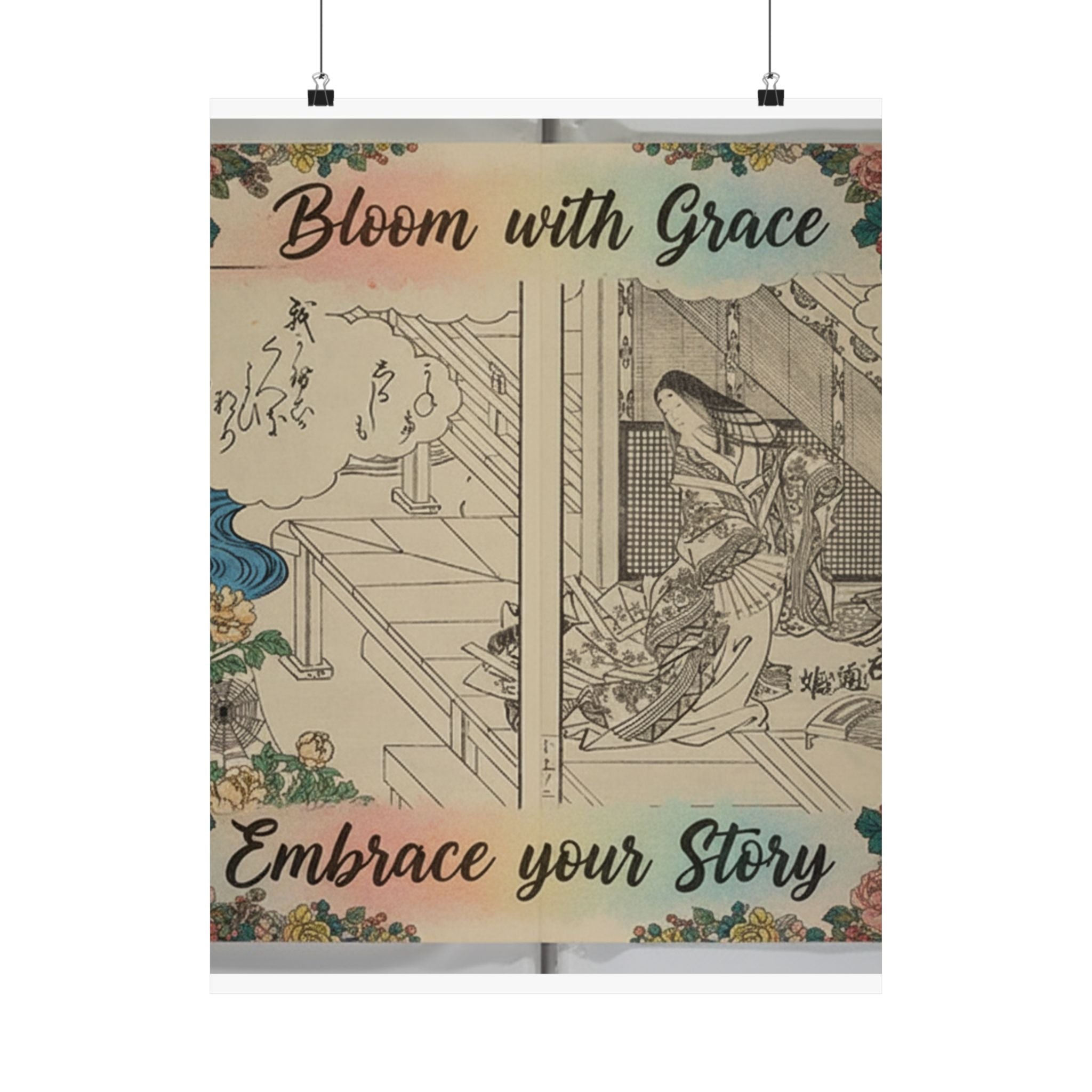 Affirmation art print — product view 2