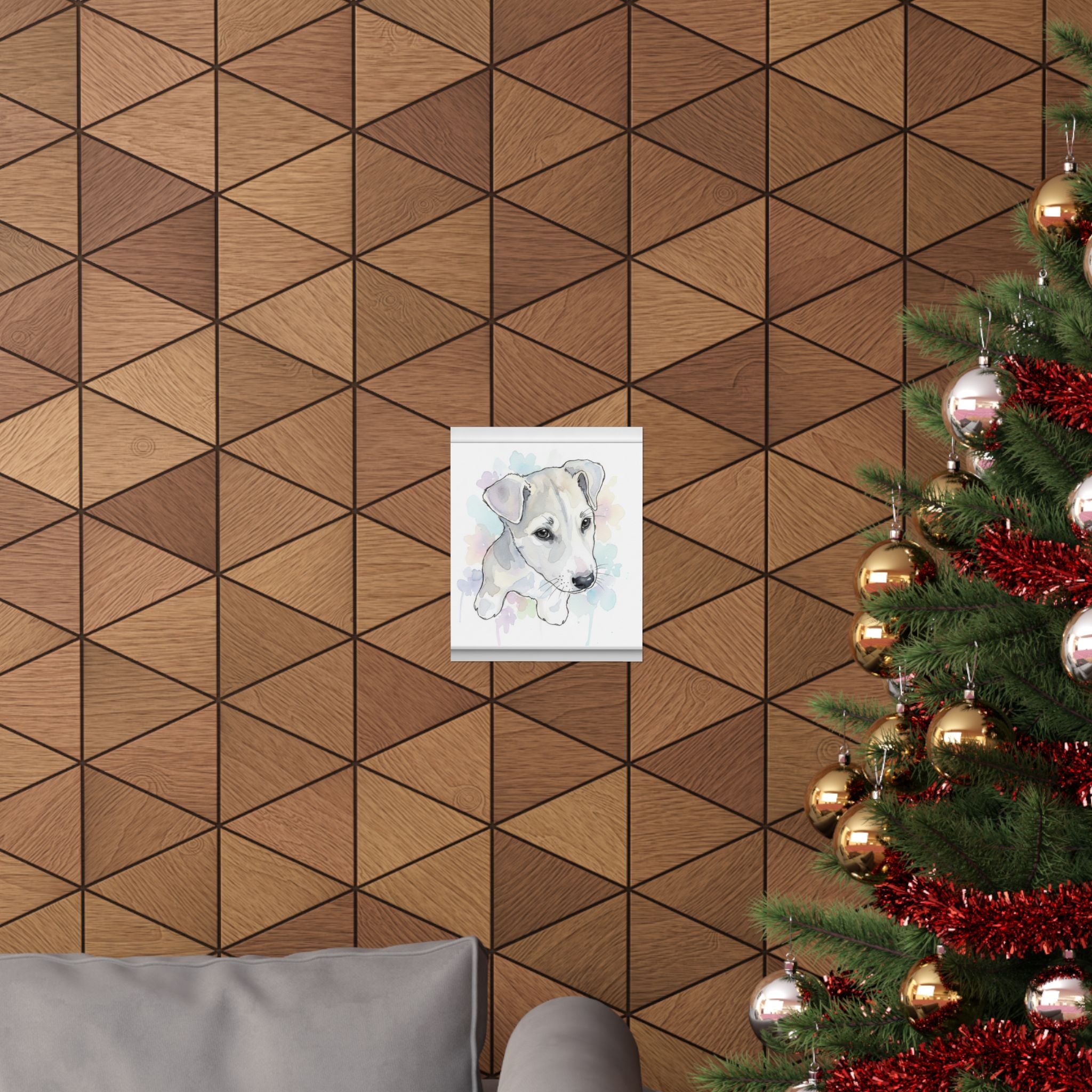 Watercolor — Dog — Matte Poster