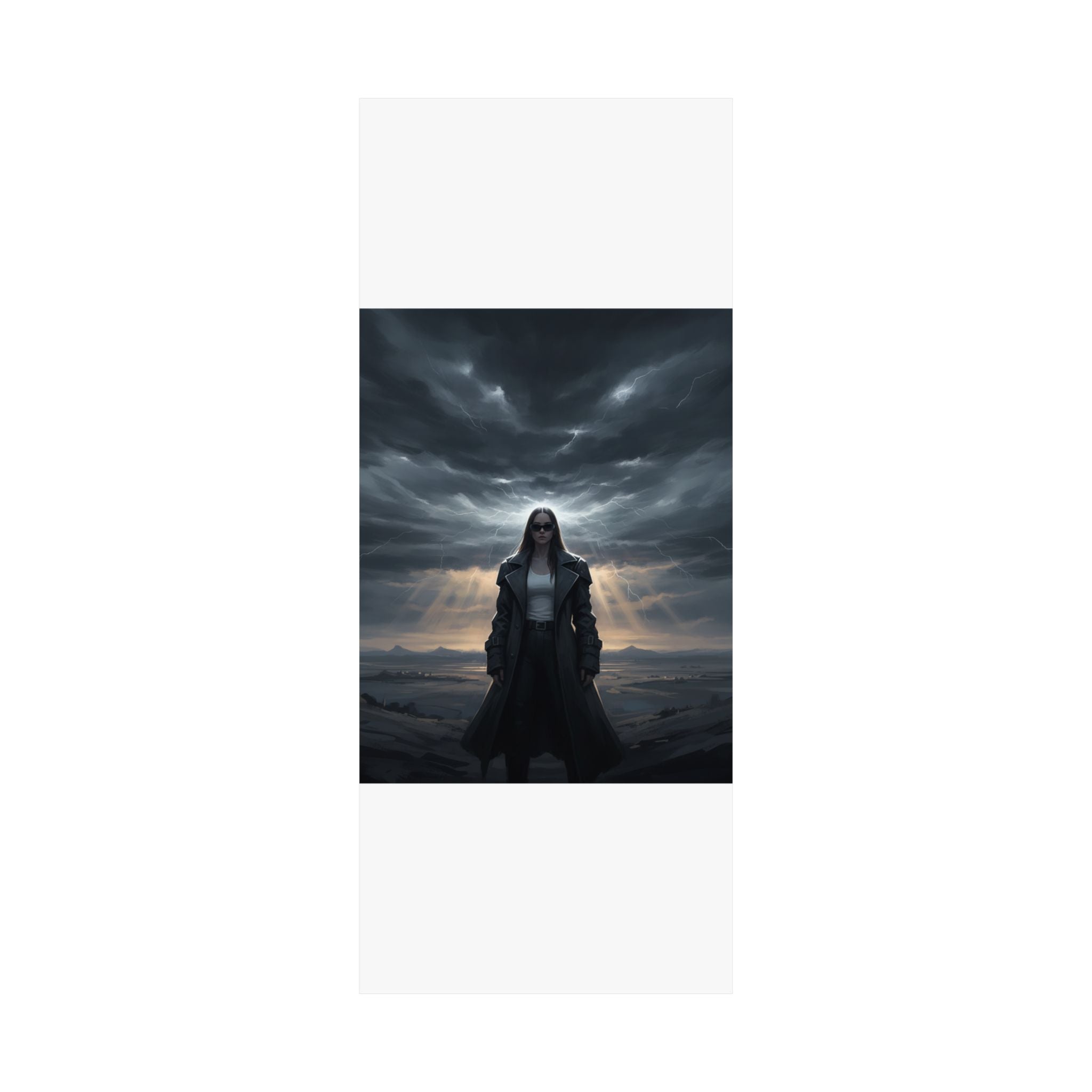 Dramatic Storm — Person — Matte Poster