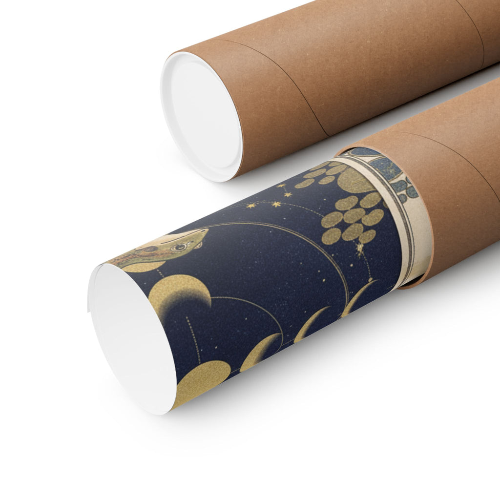 Celestial — Frog (Kaeru); Gold Beetle (Kogane Mushi), From The Picture Book Of Crawling Crea — Matte Poster