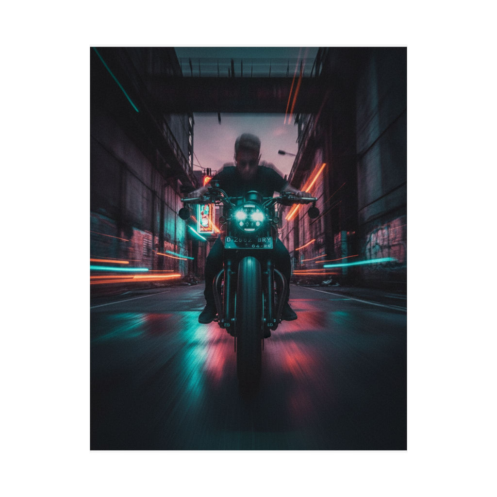 Fast Furious — Motorcycle — Matte Poster