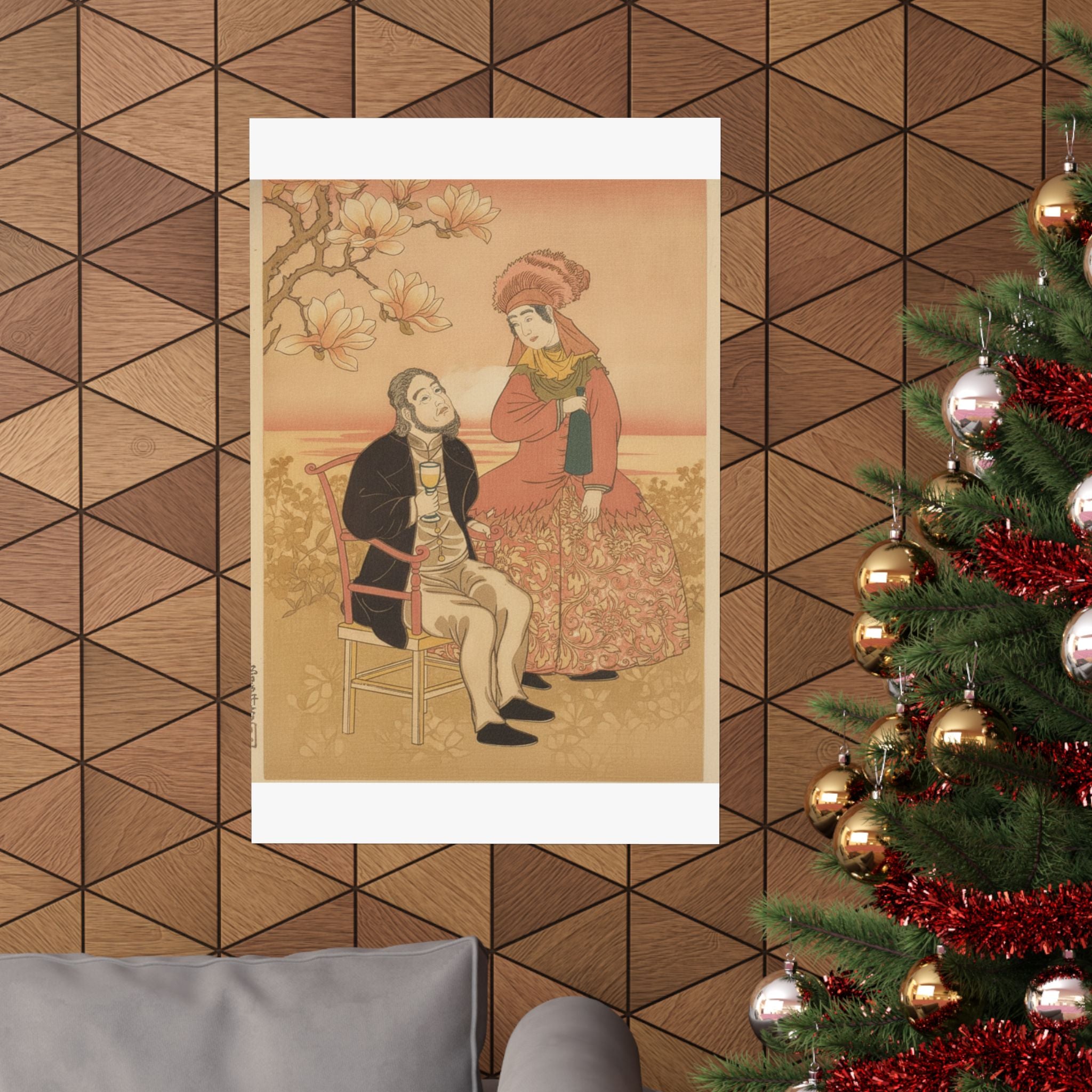 Southern Sunset — France, From The Series Pictures Of People From Foreign Lands (Gaikoku Jinbutsu  — Matte Poster