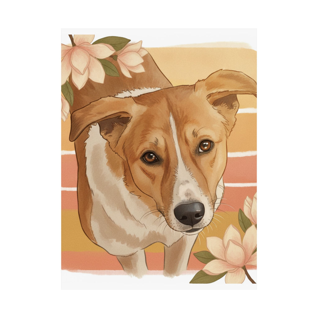 Southern Sunset — Dog — Matte Poster