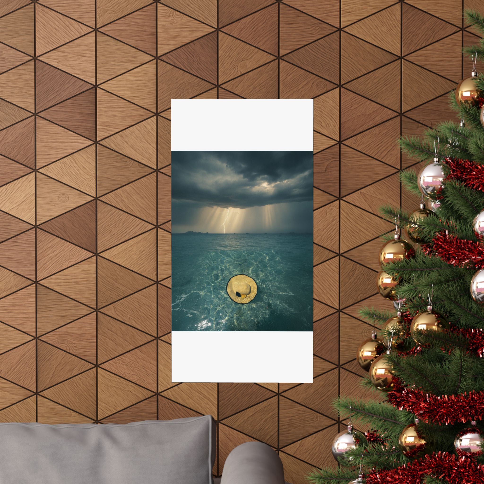 Dramatic Storm — Hat — Matte Poster