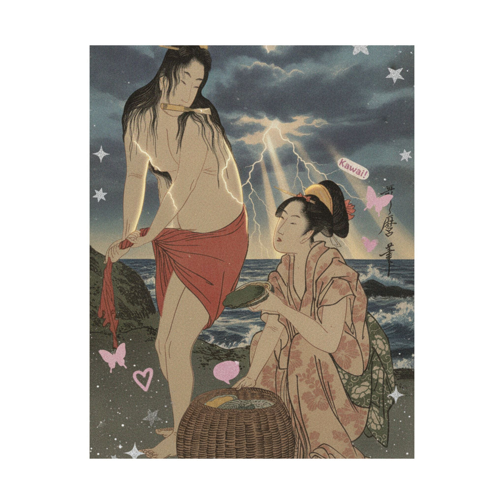 Dramatic Storm — Abalone Divers — Matte Poster