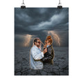 Dramatic Storm — Person — Matte Poster