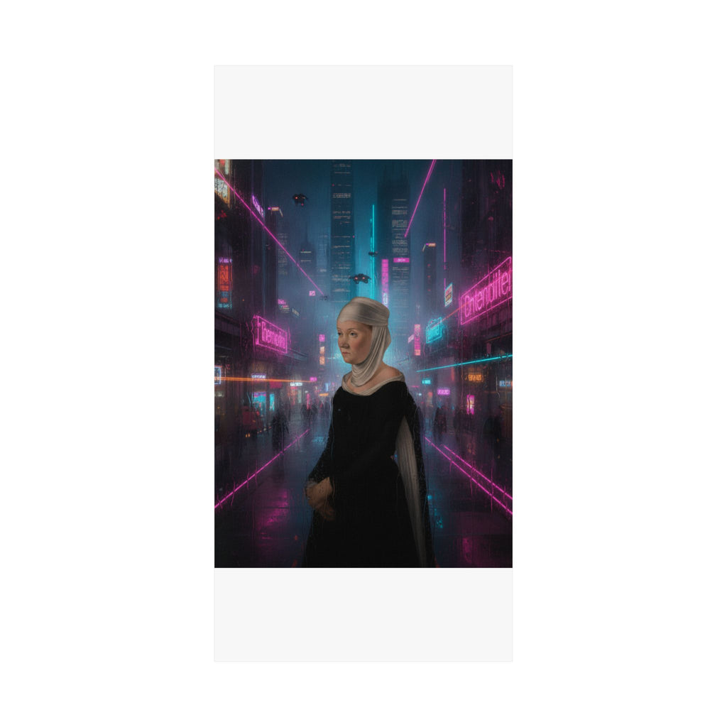 Neon Noir — Person — Matte Poster