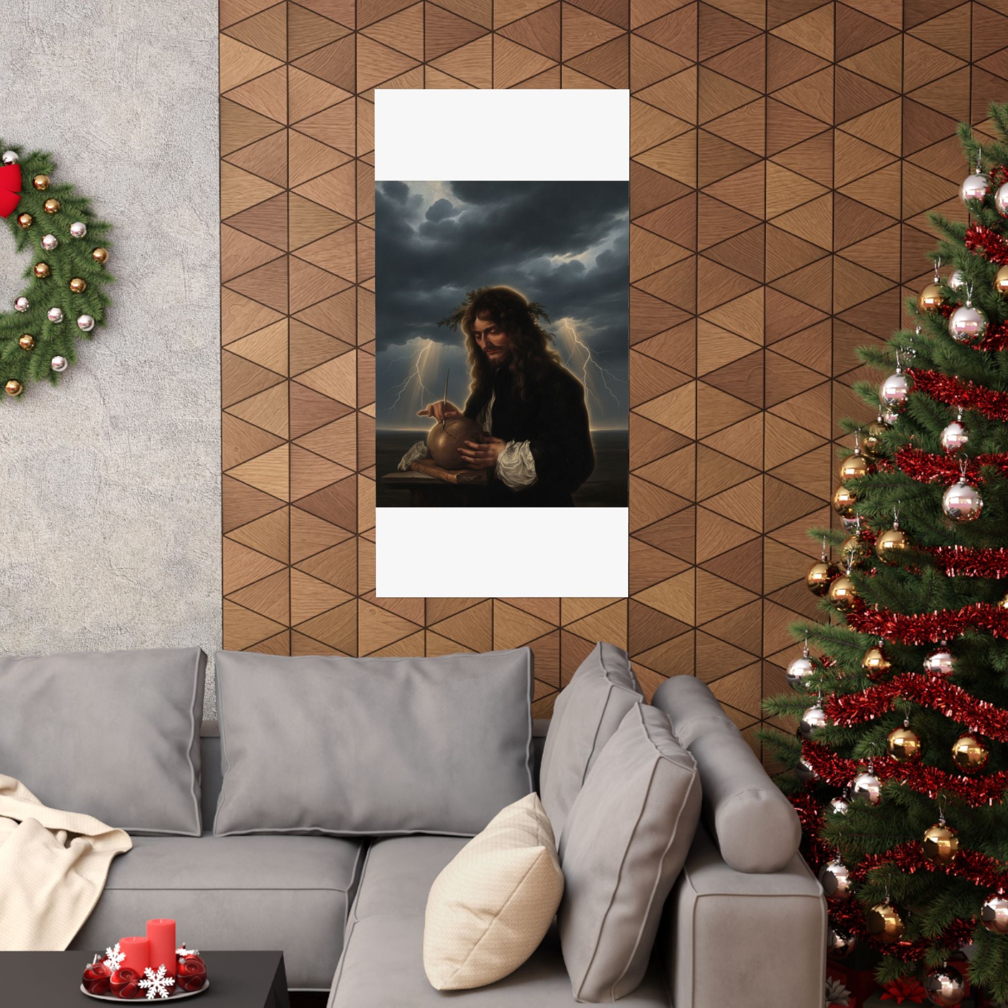 Dramatic Storm — Person — Matte Poster