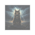 Dramatic Storm — Cat — Kiss-Cut Sticker