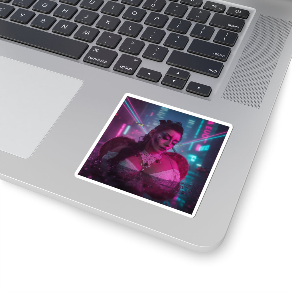Neon Noir — Person — Kiss-Cut Sticker