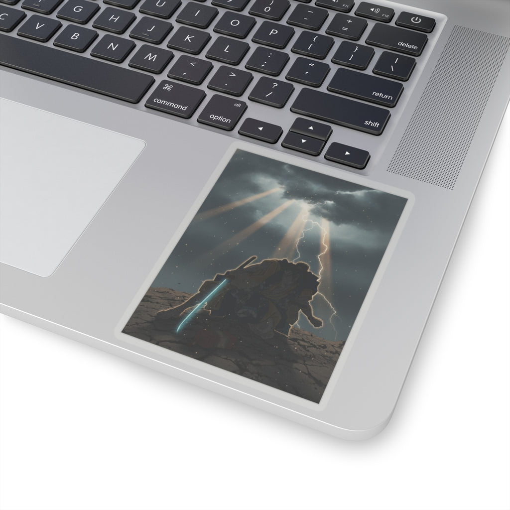 Dramatic Storm — “‘A Molted Cicada Shell’ (Utsusemi): Soga Gorō Tokimune,” From The Series Scenes — Kiss-Cut Sticker