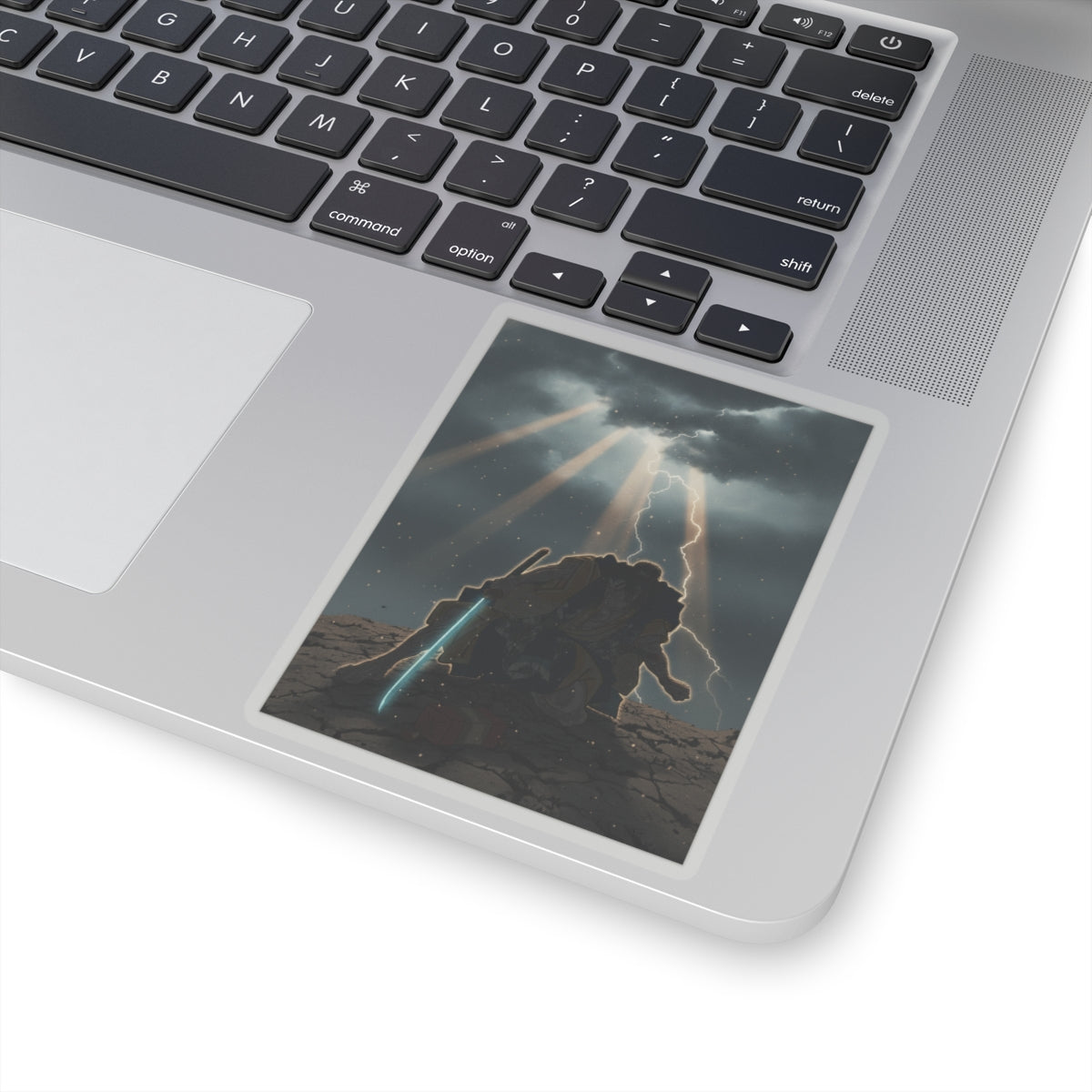 Dramatic Storm — “‘A Molted Cicada Shell’ (Utsusemi): Soga Gorō Tokimune,” From The Series Scenes — Kiss-Cut Sticker