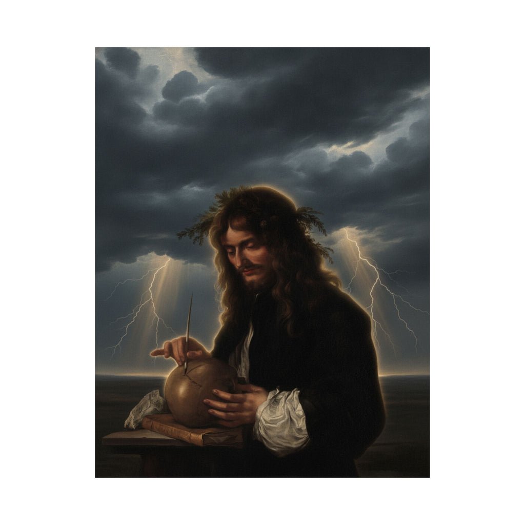 Dramatic Storm — Person — Matte Poster