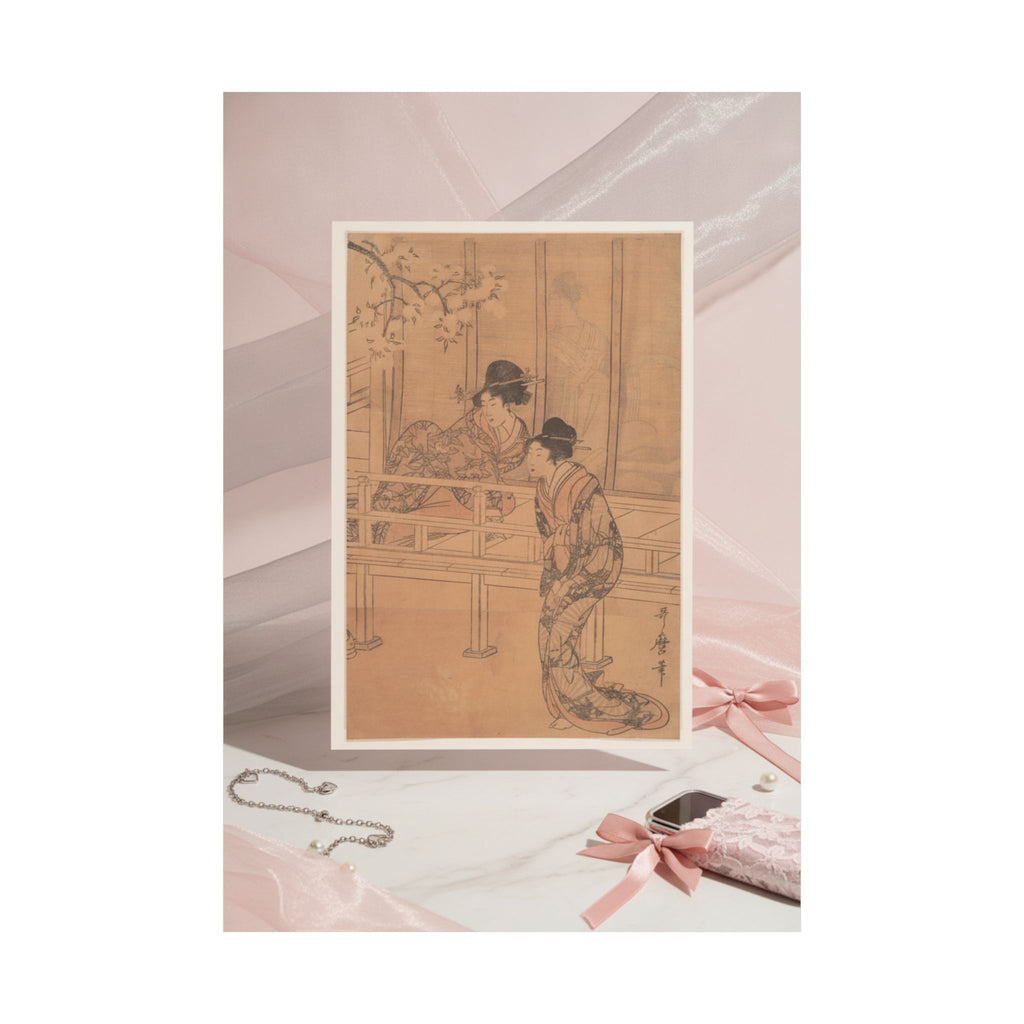 Product Marketing — The Lady Of Rokujo Being Visited By The Princess Aoi — Matte Poster