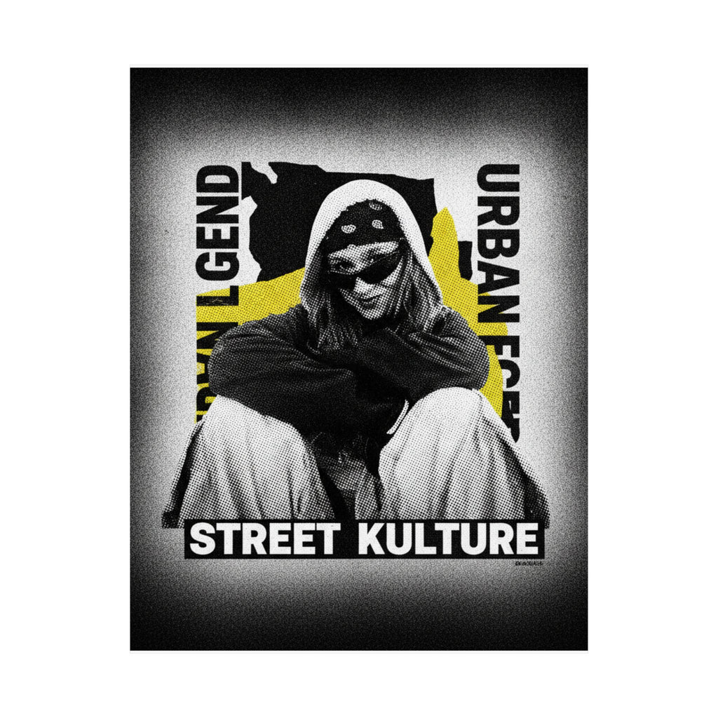 Streetwear Collage — Person — Matte Poster