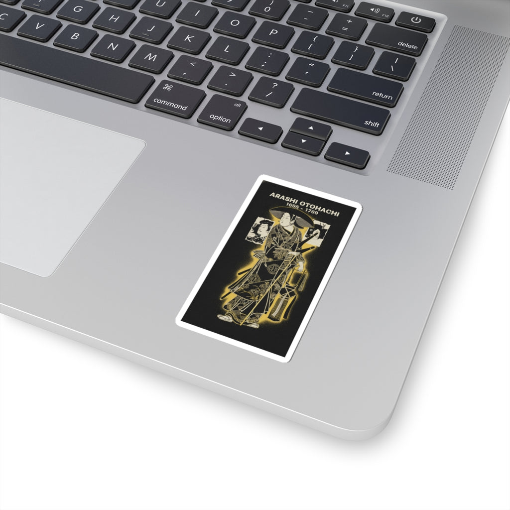 Streetwear Collage — The Actor, Arashi Otohachi, 1695–1769 In An Unidentified Role — Kiss-Cut Sticker