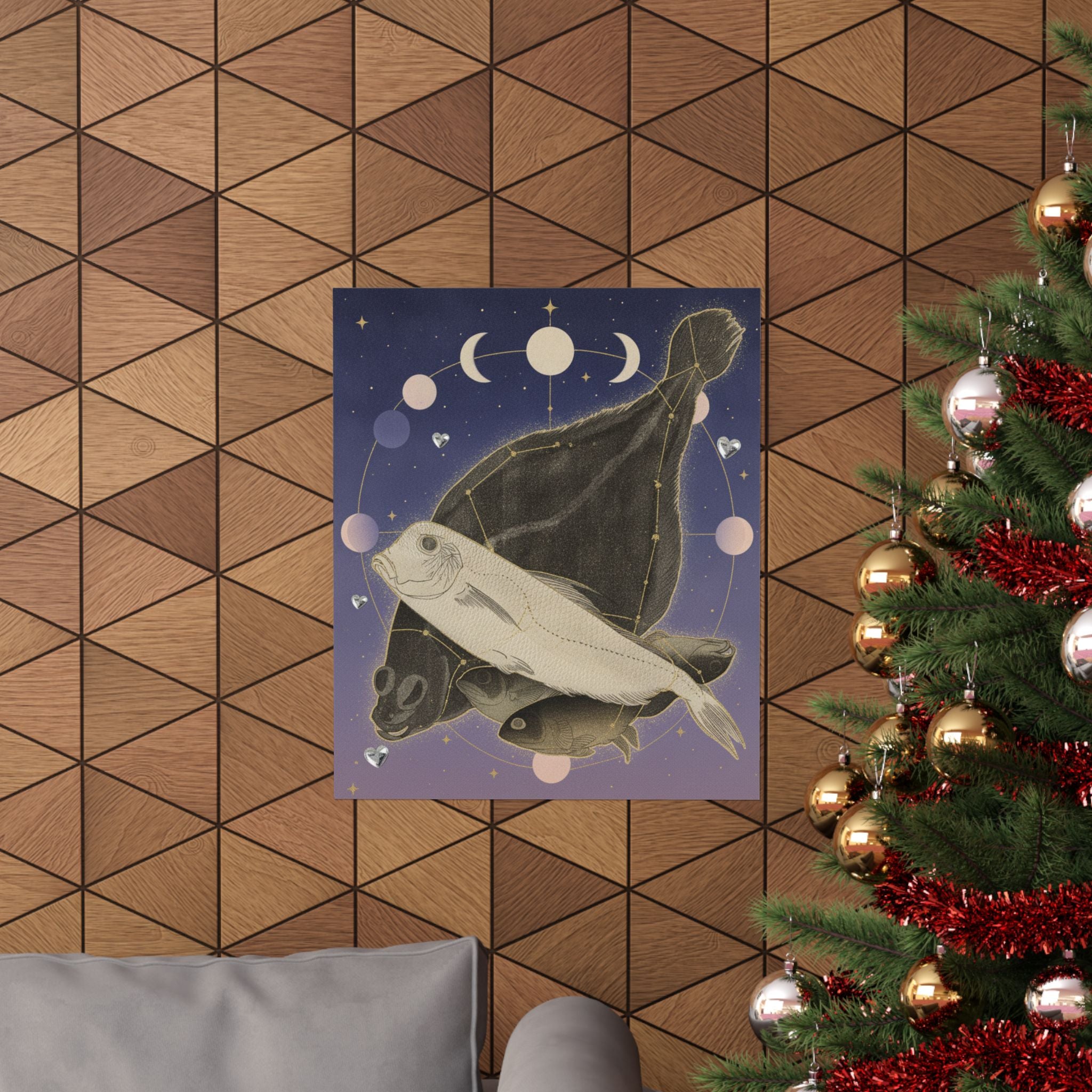 Celestial — Flounder And Other Fishes — Matte Poster