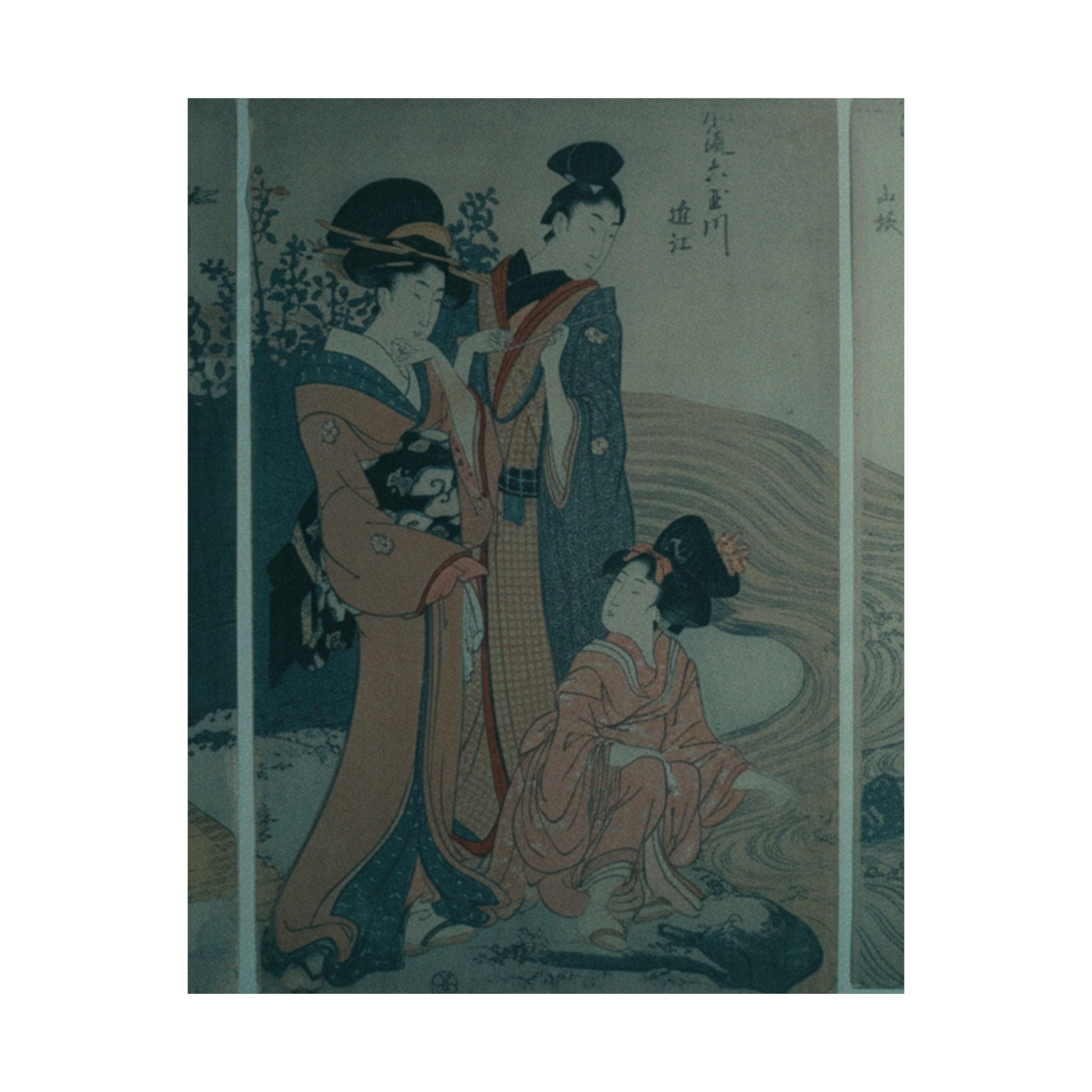 Cinematic — Women And Children On The Banks Of A Stream — Matte Poster