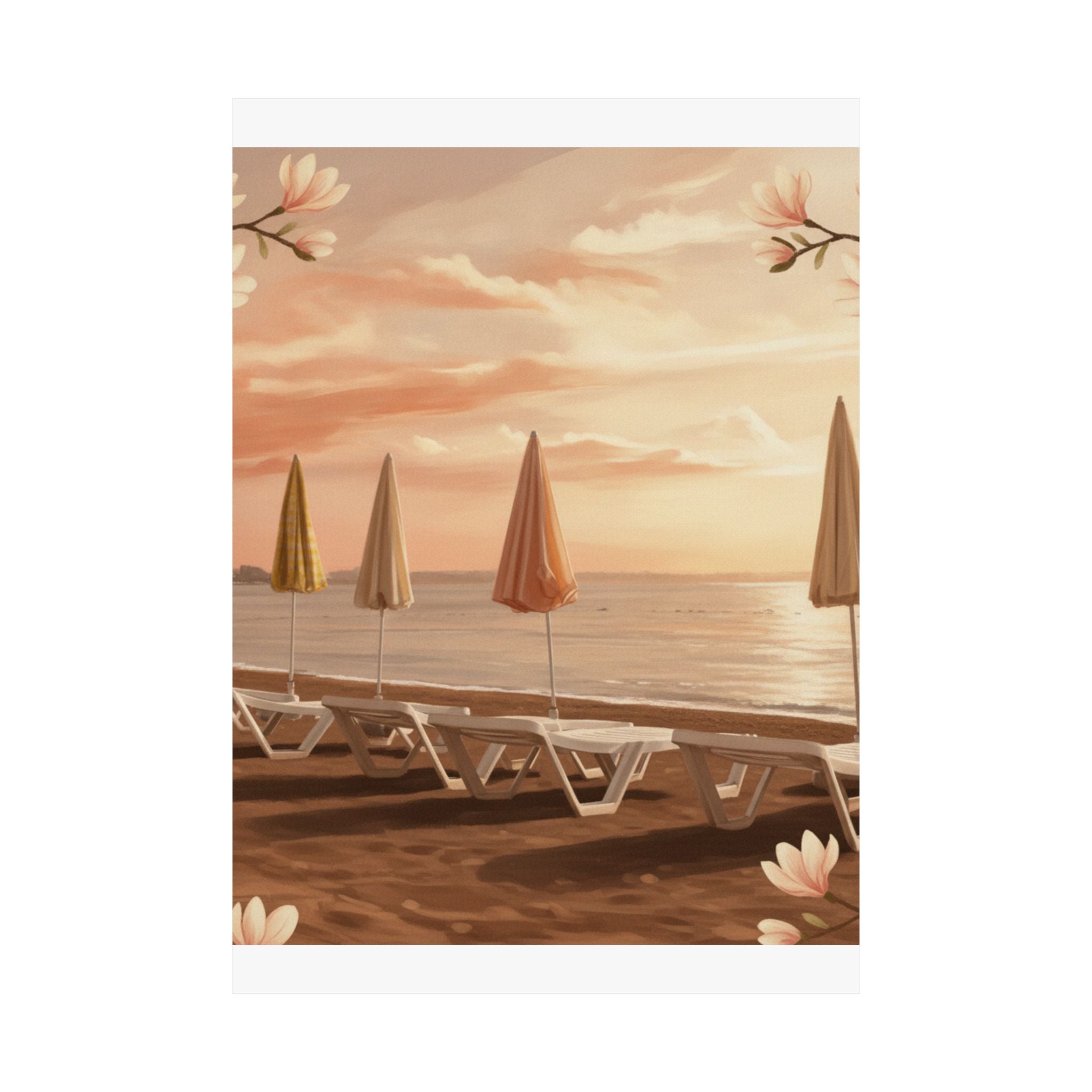 Southern Sunset — Umbrella — Matte Poster