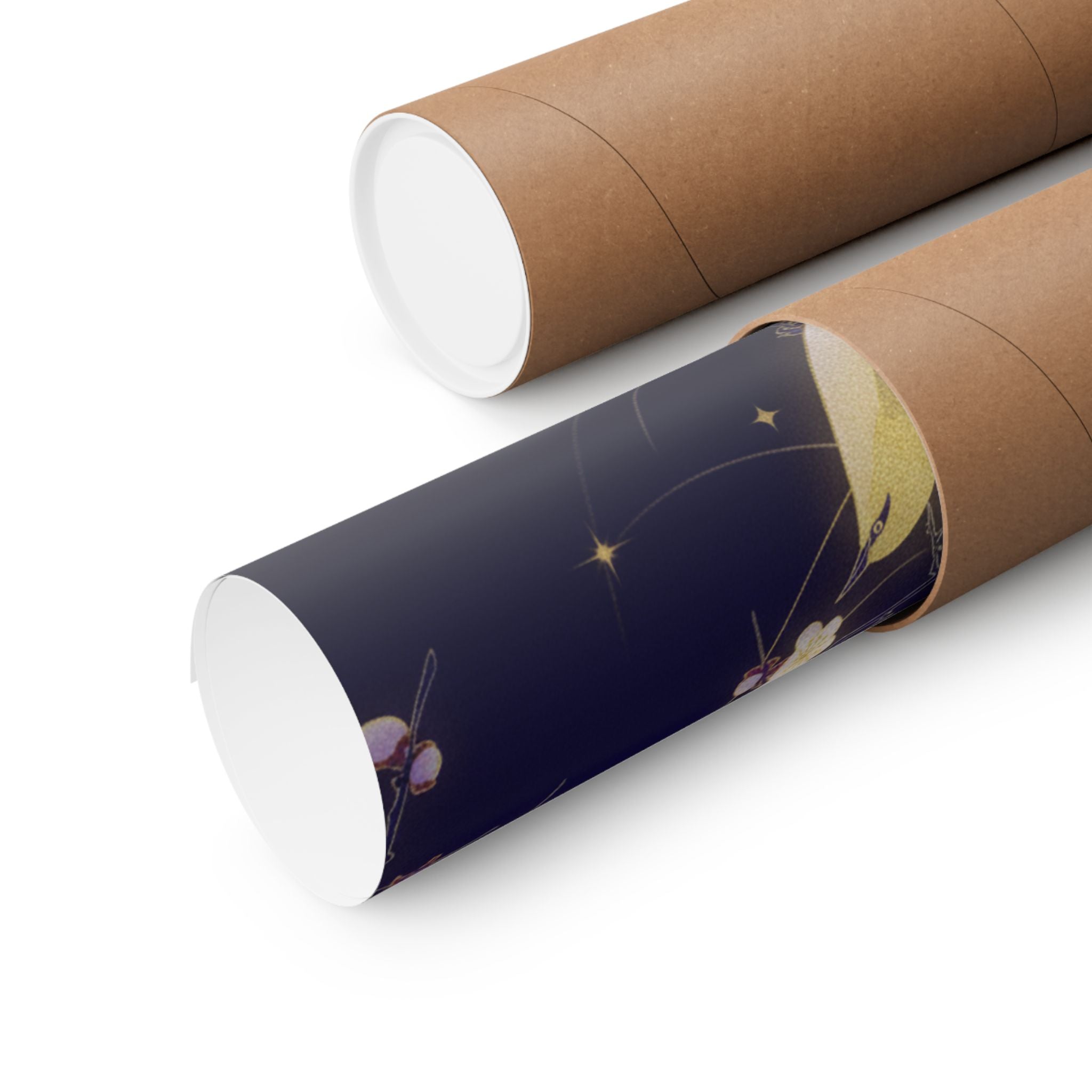 Celestial — New Moon; Nightingale On A Plum Branch — Matte Poster