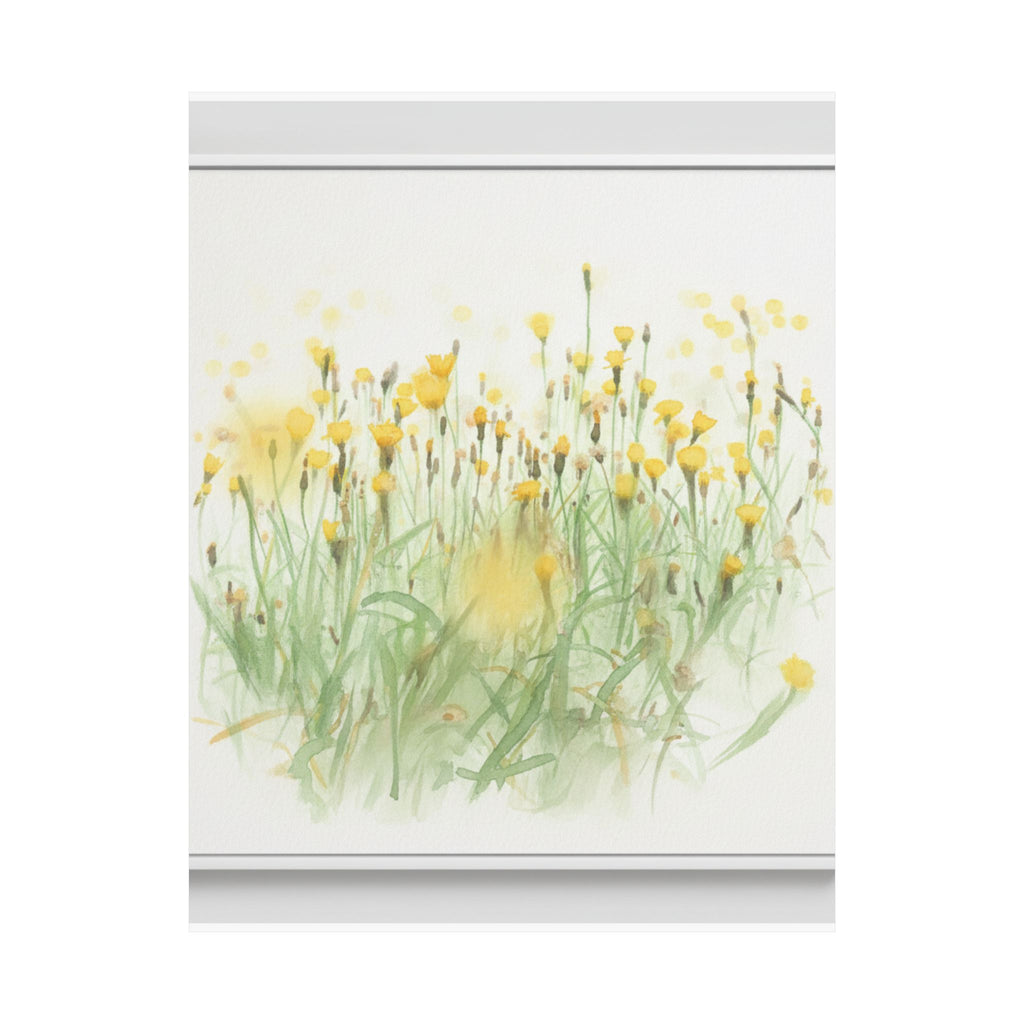 Watercolor — Flower — Matte Poster