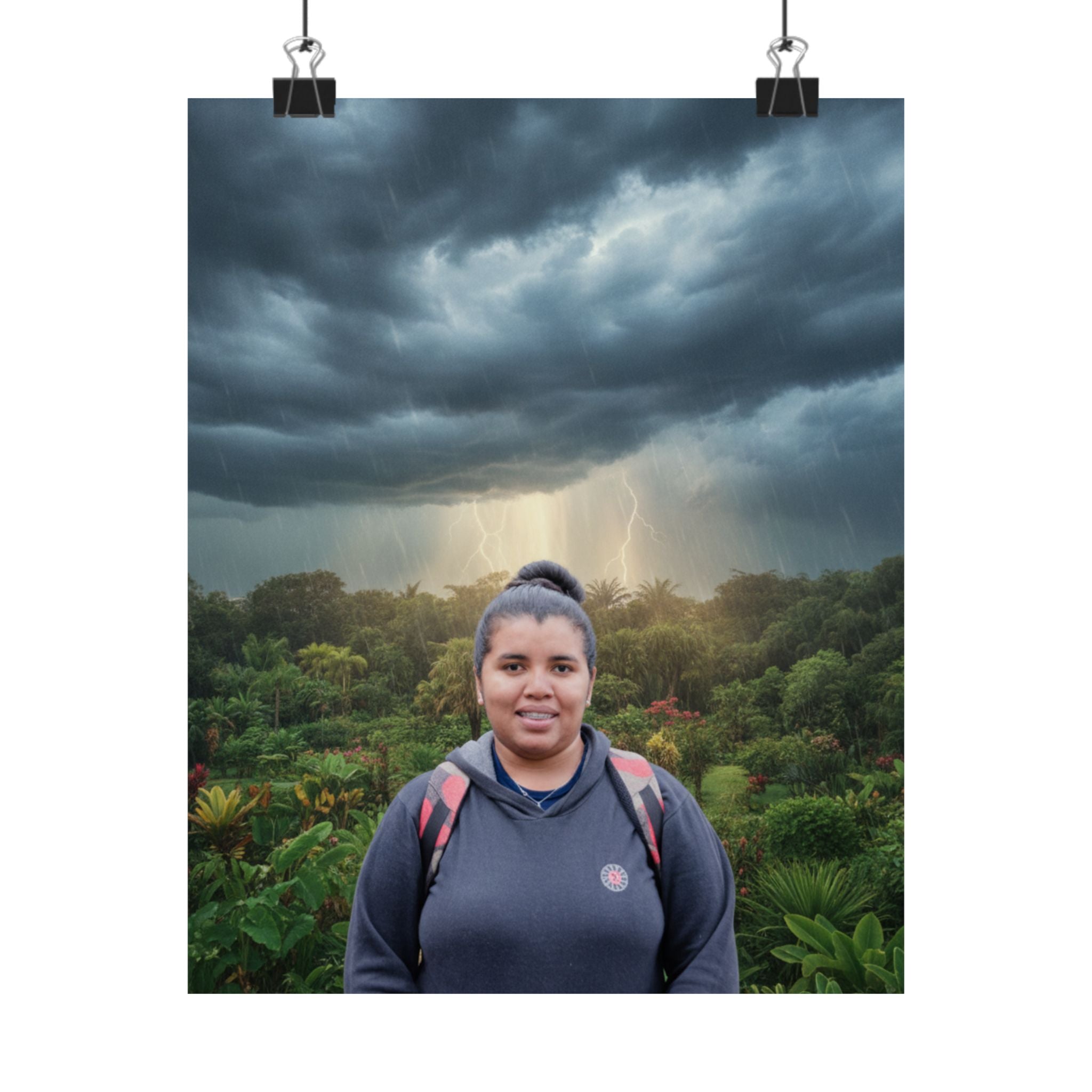 Dramatic Storm art print — product view 6