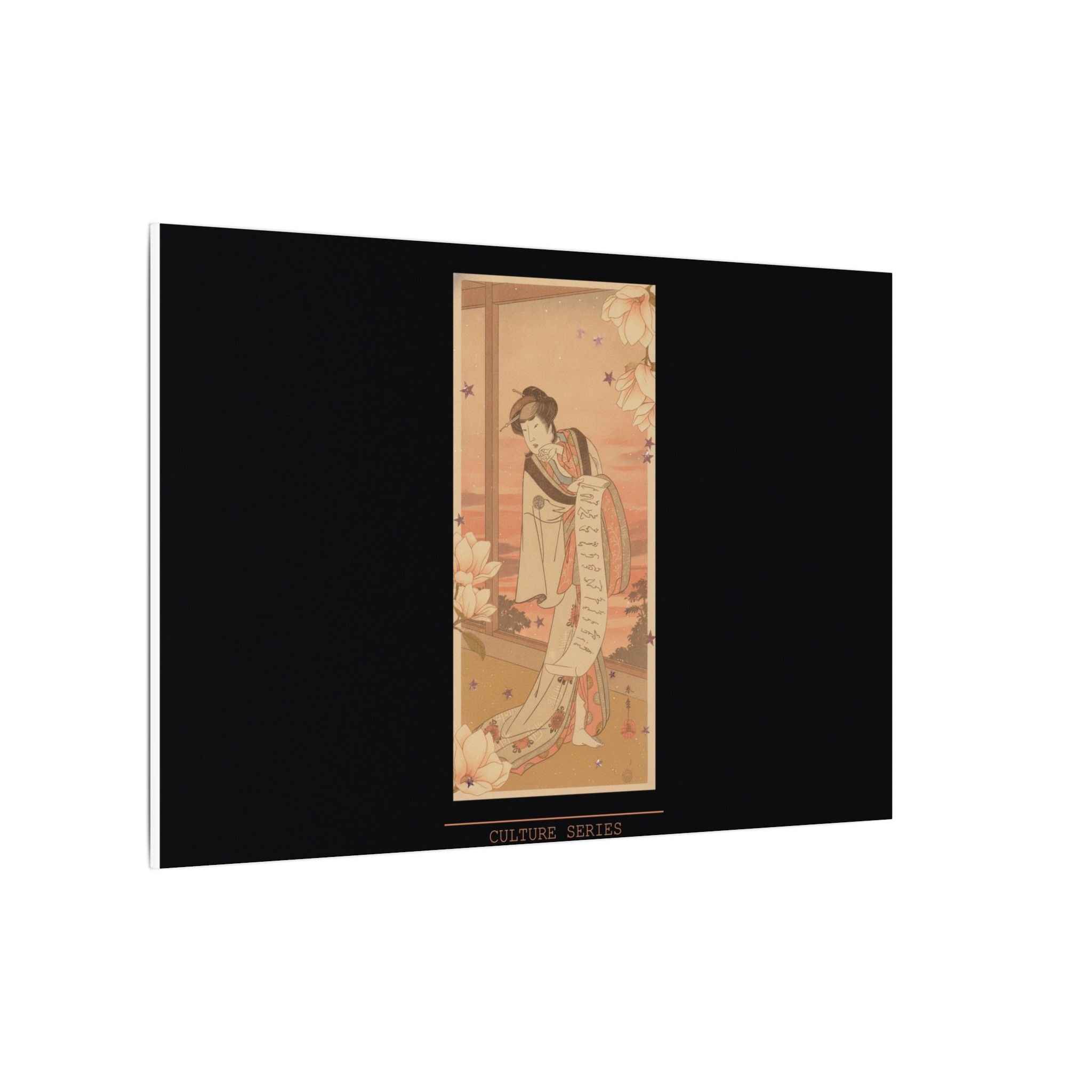 STREET CERTIFIED | The Second Yamashito Kinsaku As A Courtesan Standing In A Room — Matte Canvas