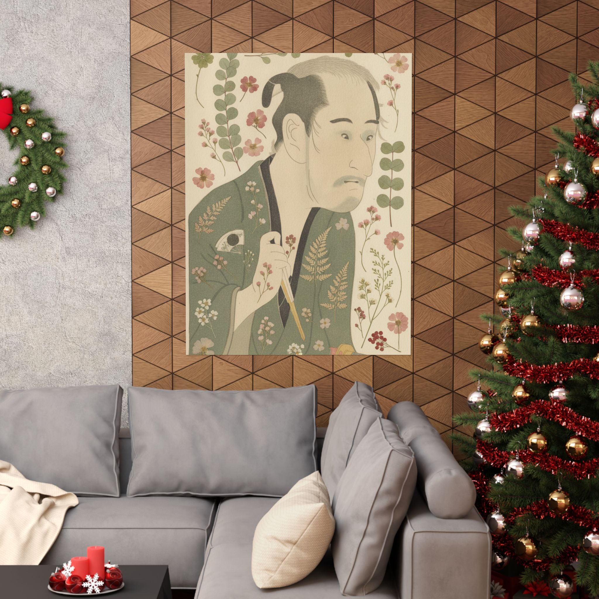 Botanical — The Actor Onoye Matsusuke As A Ronin — Matte Poster