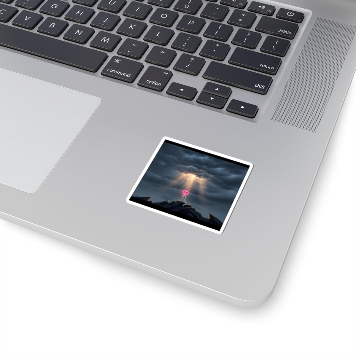 Dramatic Storm — Cat — Kiss-Cut Sticker