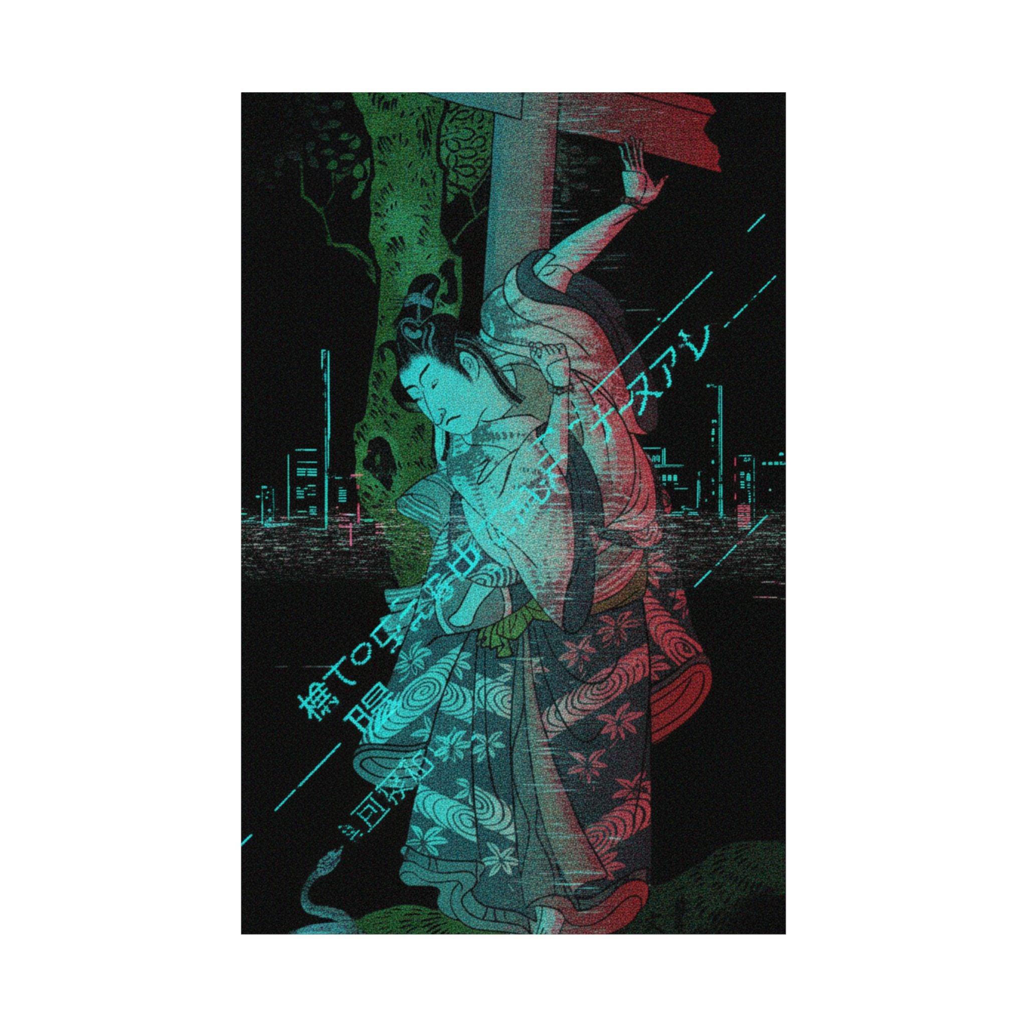 Glitch Culture — Portrait Of An Actor — Matte Poster